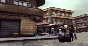 Фиг. 8. Кадър от виртуалната среда на „Project Syria“ (De la Peña, 2013b)